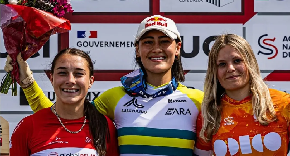 Mengamuk di Sarrians, Ini Kata Ratu BMX Dunia Saya Sakakibara Setelah Jadi Juara Putaran 2 World Cup